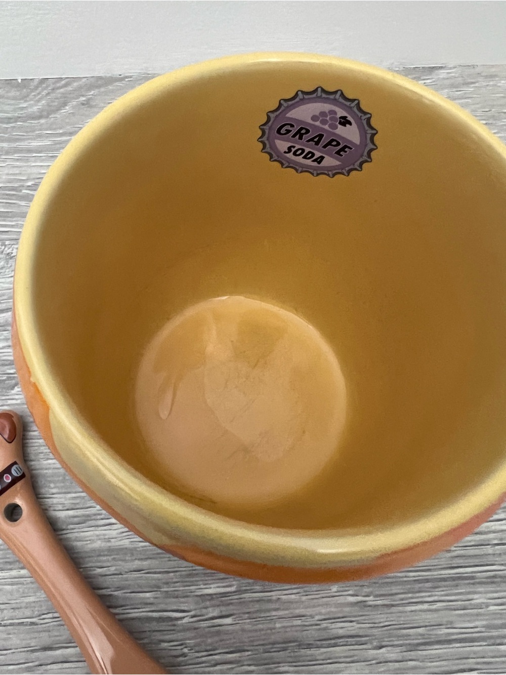 Disney “Up” Yellow Scout Badge Ceramic Mug with Character Spoon - Picture 6 of 11